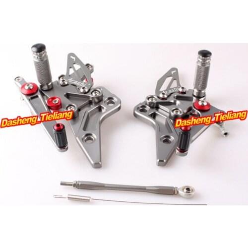 Adjustment Rider Rear Set Foot Pegs Footrests Assembly For Kawasaki Z800 2013 2014 Footpegs Motorcycle Accessories
