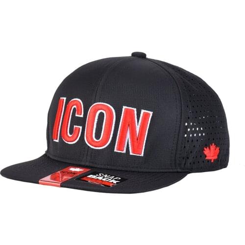 DSQICOND2 Mesh flat brim hat Embroidery ICON Letters High Quality Men Women Cap Custom Design ICON Logo Cap Bonnet Homme Dad Hat