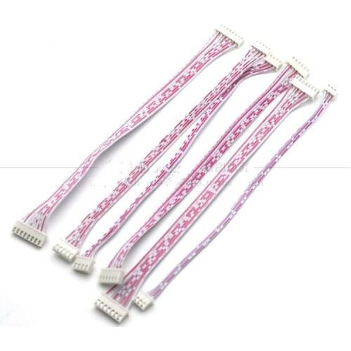 10Pcs JST 2.54mm Pitch Connector Cable XH2.54 Plug Line length 20CM Red and white 2P/3P/4P/5P/6P/7P/8P/9P/10P