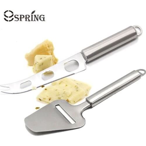 1Pc Cheese Slicer Stainless Steel Cheese Knife Cutter Grater Butter Pizza Cutter Cheese Cutting Tools Kitchen Accessories