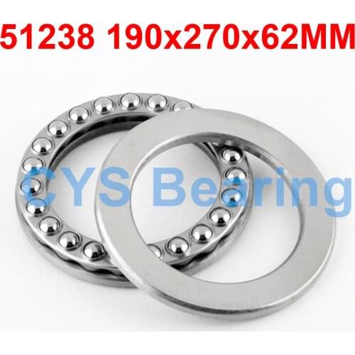 1PC Plane Thrust Ball Bearing 51238 190x270x62MM 51238M