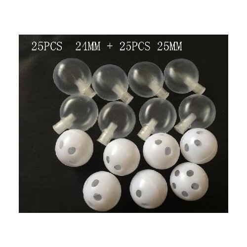 50pcs Mix-and-match Pet dog/ cat Baby Squeakers Rattle Ball Noise Maker Insert Dog Toy