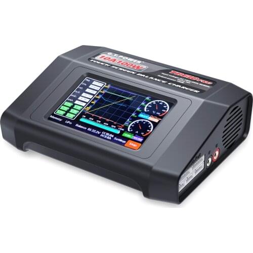 JMT GTP TD610 PRO AC 100-240V Input Colorful Touch Screen 100W 10A Balance Charger for LiHV 1-14S NiCd NiMH 1-6S LiPo Lilon LiFe