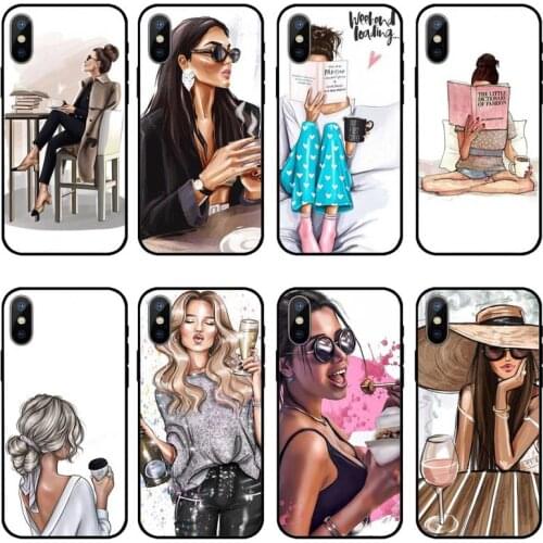 Queen Princess VOGUE Girl Phone Case for iPhone 11 12 pro XS MAX 8 7 6 6S Plus X 2020 XR mini