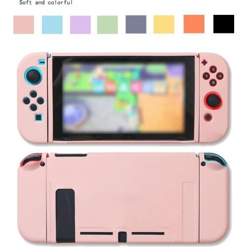 For Nintend Switch Case Cute Cartoon Full Cover Shell Joy-Con Controller Shell Hard TPU Cover Box For Nintend Switch Accessories