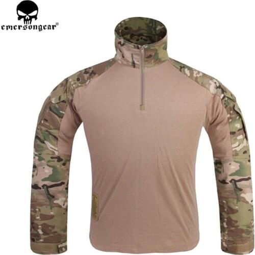 Emerson EMERSONGEAR G3 BDU Tactical Shirts Combat Military Airsoft Hunting Clothes MultiCam Sniper Camouflage T-shirt BDU