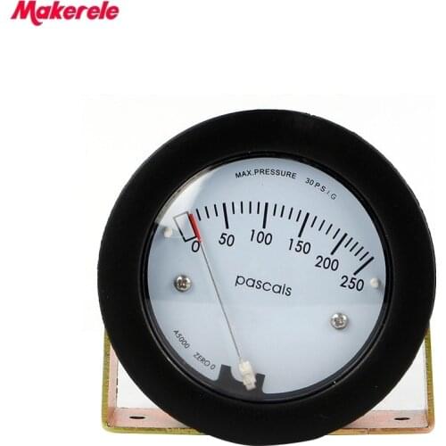 Air Differential Pressure Meter TE5000 0-250Pa Mini Size Easy to Mounting Pointer -68 ~ 103KPa