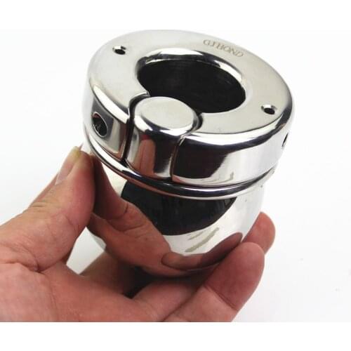 Penis Pendant Glans Sleeve Penis Cage Cock Ring Stainless Steel Metal Scrotum Bondage Rings Cock Ring Sex Toys for Men BB2-2-135