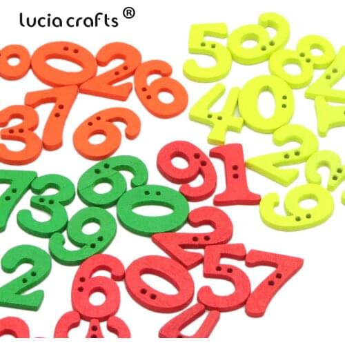 Lucia crafts Numbers-buttons China