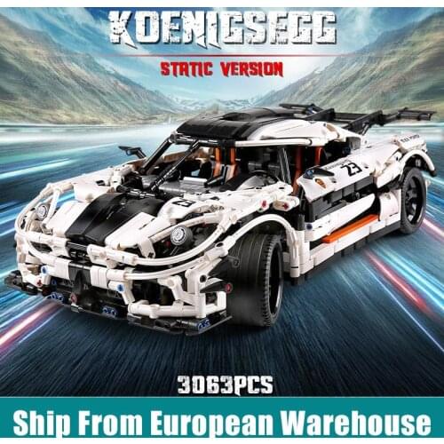 Mould King 13120 Car 23002 Compatible MOC-4789 Koenigsegg One Super Car Model Building Blocks Bricks Kids Christmas Toys GIft