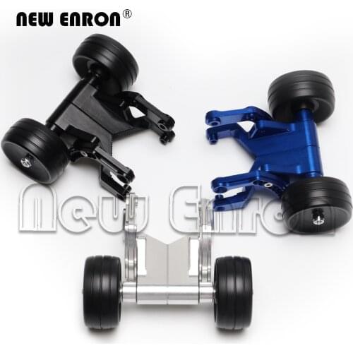 NEW ENRON Aluminum Double Wheel Adjustable Wheelie Bar for Traxxas 1/10 E-Revo E-Revo2.0