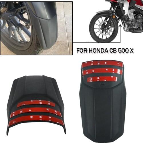 Motorcycle ABS Mudguard Fender Splash Guard Extension Mud Flap Tire Cover Accessories For Honda CB500X CB 500X CB500 X 2019 2020
