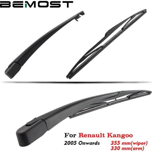 BEMOST Car Rear Windshield Wiper Arm Blade Brushes For Renault Kangoo 2005 Onwards Hatchback Windscreen Auto Styling Accessories