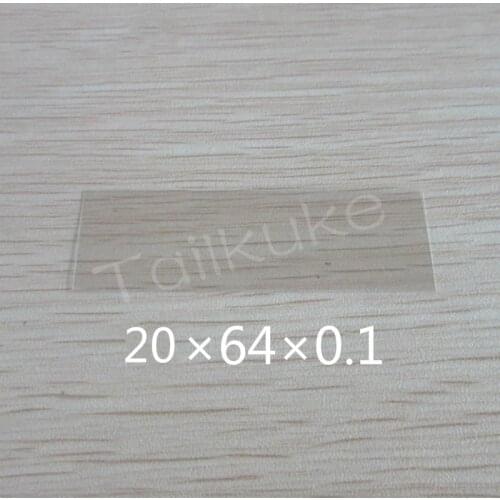 10pcs High Transparency Mica Sheet High Temperature Resistant Insulating Mica Gasket 20*64*0.1 Natural Mica Sheet
