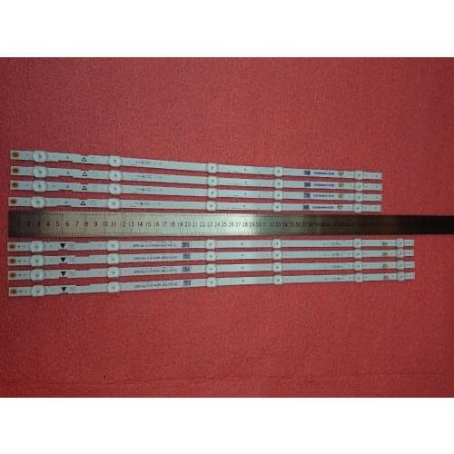 New 5set=40 PCS LED backlight strip for 55PFL5601 55W5S1P 55W6S1P LB55084 VDULEDLXT006 VDULEDLXT005 UDULEDOGS059 UDULEDOGS060