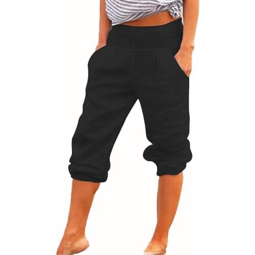VICABO Women's Linen Trousers