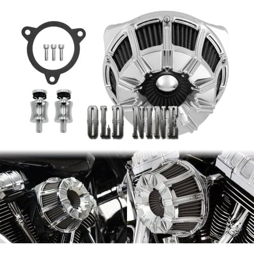 Motorcycle CNC Crafts Intake Air Cleaner Filter &Horn Speaker Cover Set For Harley Touring Road Glide Electra Street Glide 17-Up