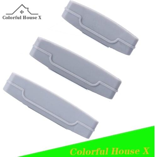 3pcs Manual Embedded Toothpaste Squeezer Multifunctional Cosmetic Cleanser PP Squeeze Clip Household Bathroom Accessories White