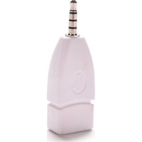 USB 2.0 Female to 3.5mm Male AUX Audio Plug Jack Converter Adapter Plug for Car MP3 Player Mobile Phones 1PC vehicular audio