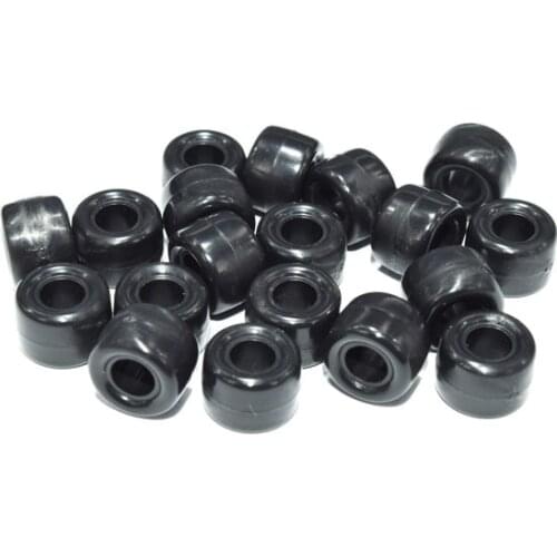 1000pcs Roundness BEADS Plastic BLACK Cord Lock Stopper Buckles Size:9mm*6mm Toggle Clip