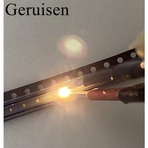 1000 pcs SMD SMT 0402 1005 led Ultra Bright Warm white LED lamp light