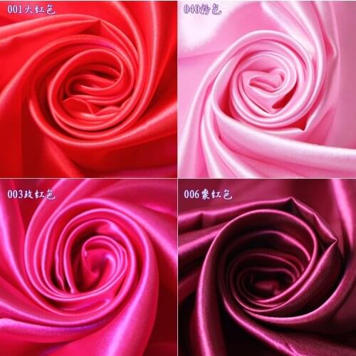 15yard/lot 1.5m Wide Ice Silk Cloth Fabrics Wedding Birthday Party Decoration Satin Fabric DIY Curtain Clothing Lining 16 Colors