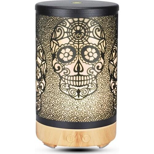 100 ML Aroma Diffuser Aromatherapy Diffuser Ultrasonic Air Humidifier Cool Mist Maker Diffuser Essential Oils Home Night Lamp