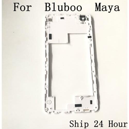 Bluboo Maya Used Back Frame Shell Case + Camera Glass Lens For BluboMaya Repair Fixing Part Replacement
