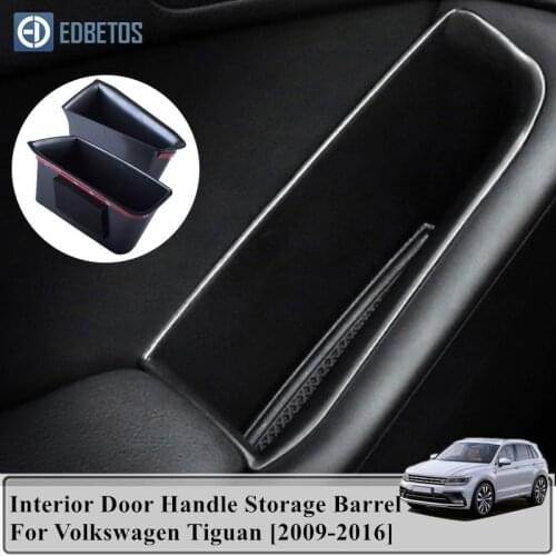 Tiguan MK1 2009 2010 2011 2012 2013 2014 2015 2016 Door Storage Box Tiguan Interior Door Handle Storage Barrel Tiguan Accessorie