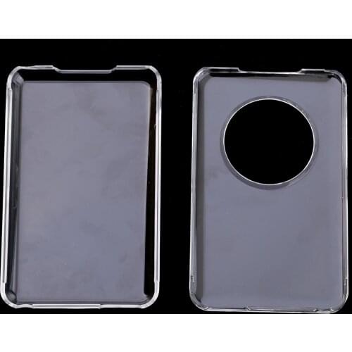 Portable High Quality PC Transparent Classic Hard Case for iPod Classic 80GB/120GB/New 160GB Plastic Screen Protectors