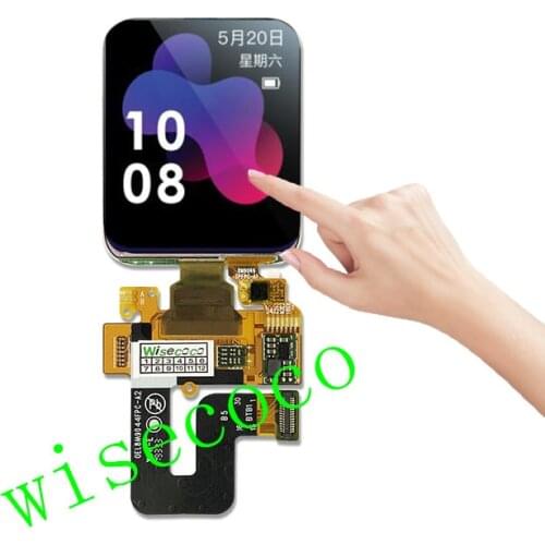 1.78 inch IPS oled display PCAP touch screen 368*448 high brightness 350 for smart watch