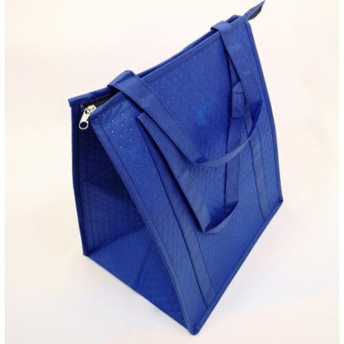 Eco friendly non woven cooler bag ice pack food wine insulated cool handbag thermal cans holder shop tote lunch picnic ice bag