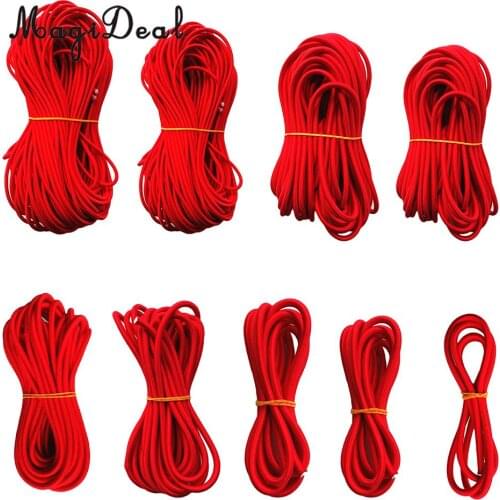 5mm 1m-10m Marine Grade Strong Flexible Elastic Rubber Bungee Rope Shock Cord Tie Down Boat Caravan Trailer Tarp DIY UV Stable