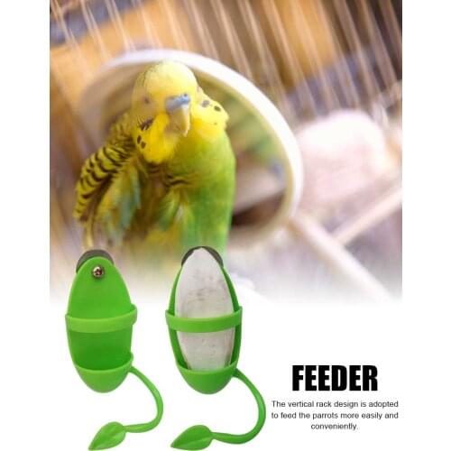 Parrot Feeder with Stand Shelf Vegetable Holder Food Container Parrot Feeder with Stand Shelf Vegetable Holder Food Container