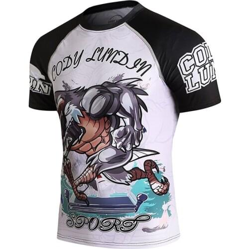 Summer New Casual Digital Sublimation Printed Tops Men Over Sized Short Sleeve Running Fitness Tight Sports T Shirt Breathable