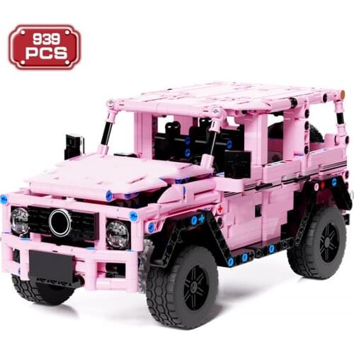 Ideas MOC Racing Off Road Car Kit Building Blocks Expert Jeep Vehicle Technical Diy Model Education Bricks Toys for Boys Gifts