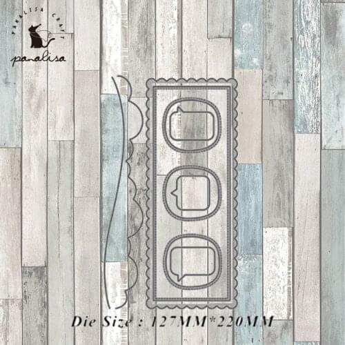 Panalisacraft Rectangle Frame Metal Cutting Dies Stencils for DIY Scrapbooking album Decorative Embossing DIY Paper Cards