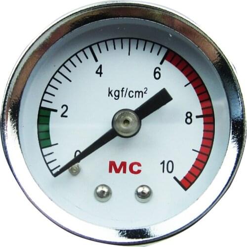 MC Carbon Dioxide Pressure Gauge with Hose DIY Generator Homemade Aquatic Fish Tank Landscaping CO2 Metal Barometer