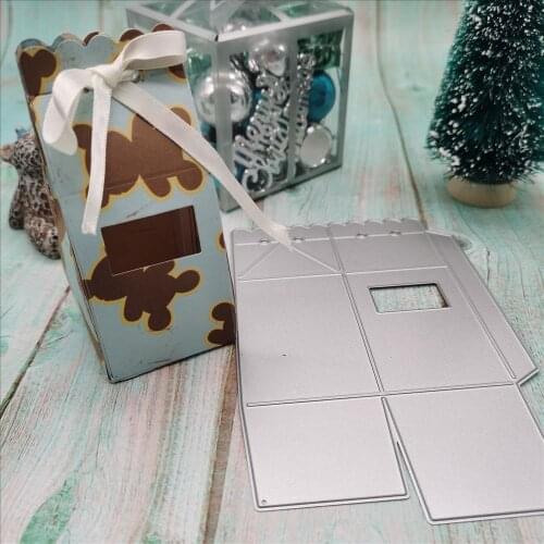 Milk box metal cutting die scrapbook sealing hand cutting die album card cover material DIY manual production