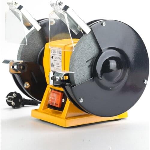 Bench grinder 220V small household multi-function grinding and polishing machine sand turbine industrial grade electric grinder