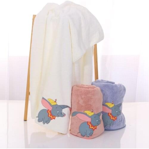 Disney Dumbo blankets boys girls blankets Throw Flannel Towel Microfiber Cleansing Care Makeup Remover Wipes sheet 70/140cm