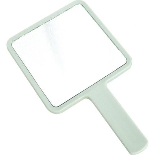 Handheld Makeup Mirror Anti-fog Portable Square Vanity Makeup Mirror Plastic Home Salon Travel Cosmetic Mirror for Gift