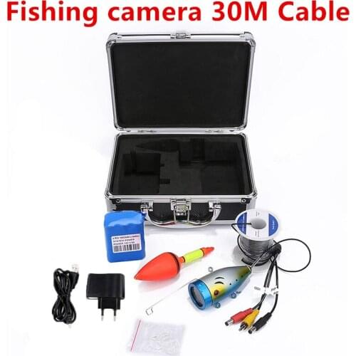 Original 30M 1000TVL Fish Finder Underwater Fishing Camera 7" Video Monitor Anti Sunshine Shielf Sunvisor Infrared IR Light