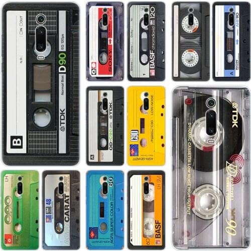 Classical Old Cassette tape Silicone Case For Xiaomi Mi Note 10 9T CC9 E 9 Pro A3 Lite Play Redmi Note 8T 8 8A 6 Pro 6A 4X Cover