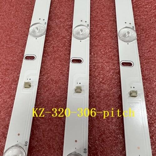 3pcs LED backlight for FOR STV-LC32ST880WL HISENSE LHD32D33EU LHD32D33TUK MBL-32035D306KZA-V1-115MM KZ-320-306-pitch
