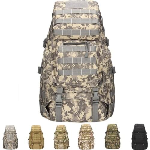 Military Tactical Backpack Camping Bags Mountaineering Backpack Outdoor Large Rucksack Hiking Hunting Trekking Travel Bags