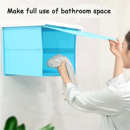 High quality wall mounted plastic waterproof storage cabinet for Bathroom storage box