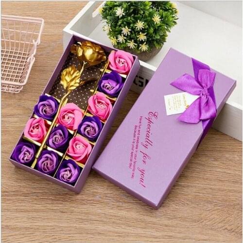 13Pcs Scented Rose Flower Petal Bath Body Soap Wedding Party Women For Whom You Loved Pretty Red Roses Mothers Day Gift