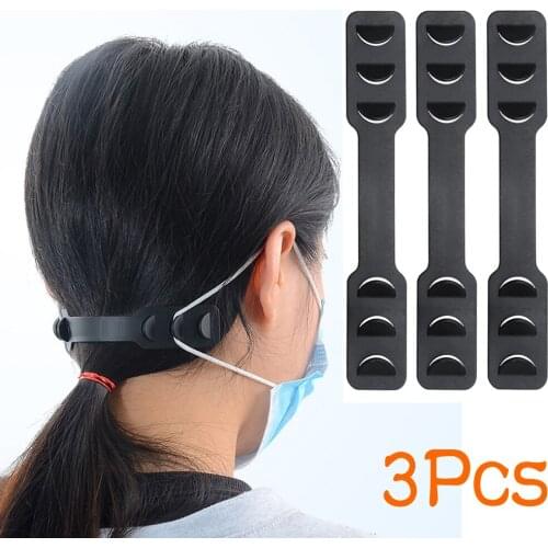 Face Cover Ear Hook Buckle Ear Strap Fixing Clip Strap Extenders Comfortable Snugly Extending Band Extending Belt 3Pcs
