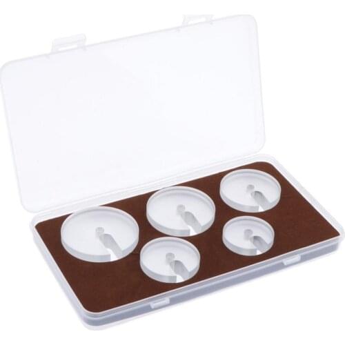 5 Dies Set Kits for Watch Case Back Crystal Glass Press Closer Repair Tools